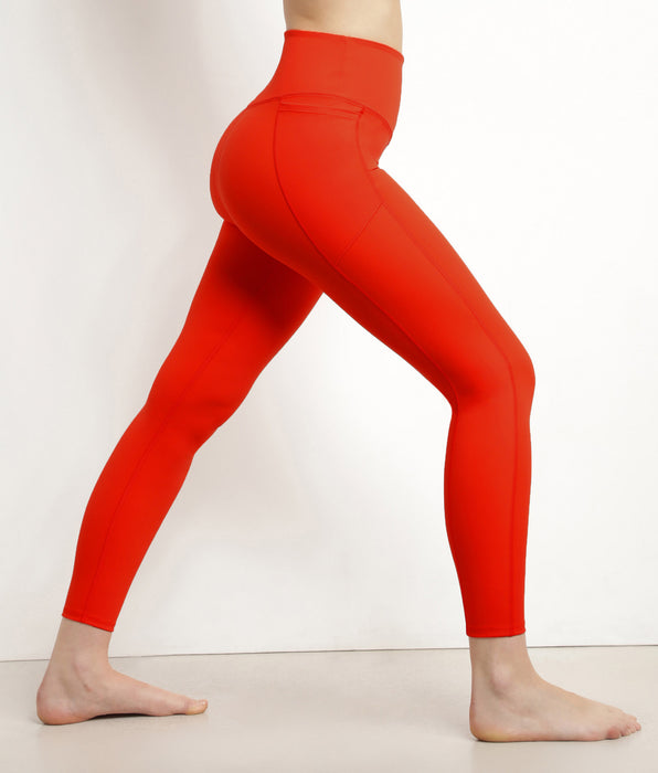 DIM Sportleggings für Frauen aus Mikrofaser Orange Dim Move