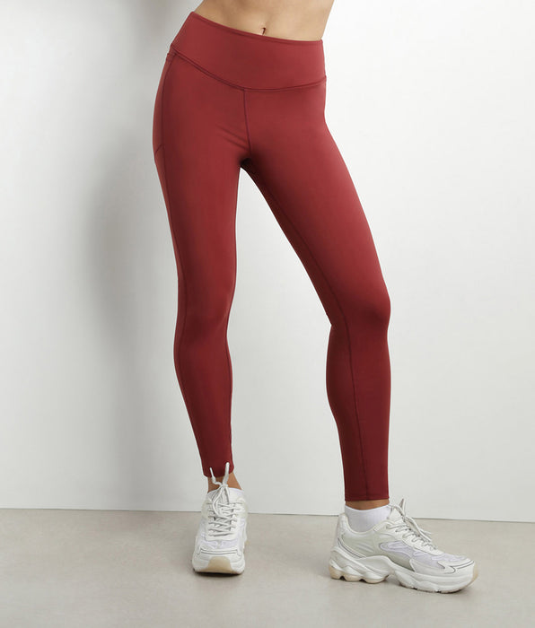 DIM Dim Move Sportleggings für Frauen aus formender Mikrofaser in Bordeaux