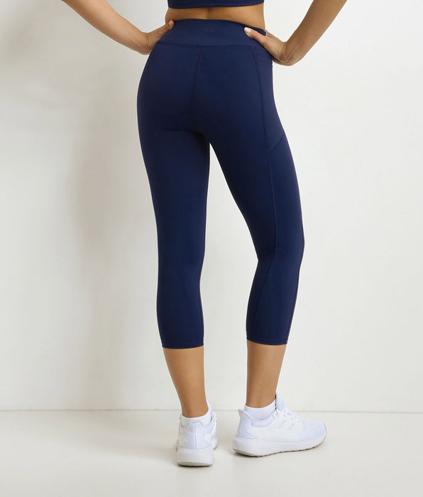 DIM Kurze Sportleggings für Frauen Nachtblau Dim Move