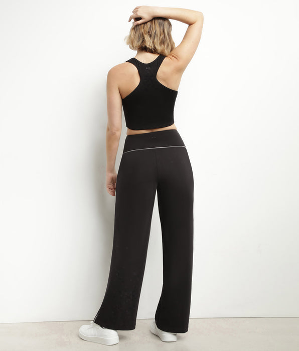 DIM Sport-Tanktop für Damen aus schwarzer Viskose mit BH Dim Move