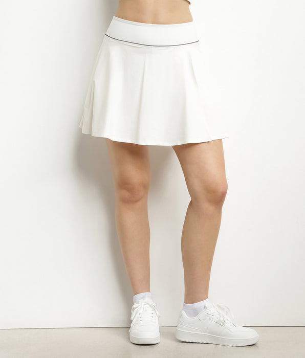 DIM Kurzer Rock für Damen aus Mikrofaser Dim Move Ecru