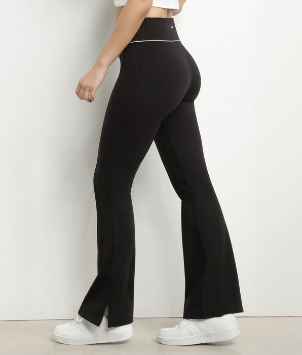 DIM Ausgestellte Damen-Sporthose aus Stretch-Jersey Black Dim Move