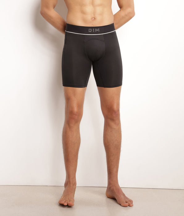 DIM Herren-Boxershorts aus Mikrofaser und Mesh Black Dim Move