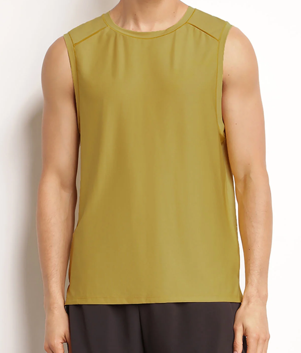 DIM Sport-Tanktop für Herren aus atmungsaktivem Material Olive Dim Move