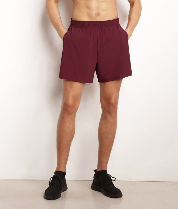 DIM Herren-Sportshorts aus luftigem Material Bordeaux Dim Move