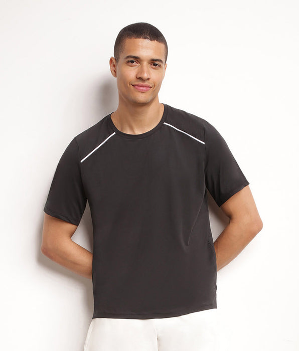 DIM Atmungsaktives Sport-T-Shirt für Herren Black Dim Move