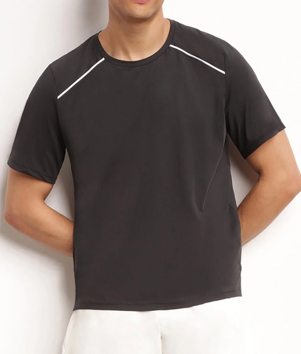 DIM Atmungsaktives Sport-T-Shirt für Herren Black Dim Move
