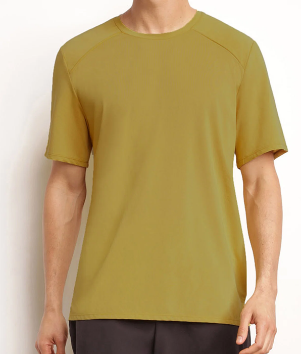 DIM Herren-Sport-T-Shirt aus atmungsaktivem Olive Dim Move-Stoff