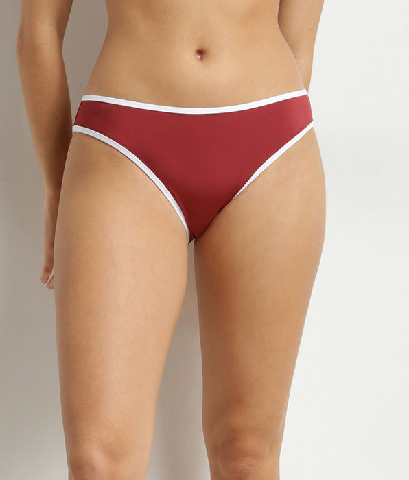DIM Bikini-Höschen für Damen Rot Dim Timeless