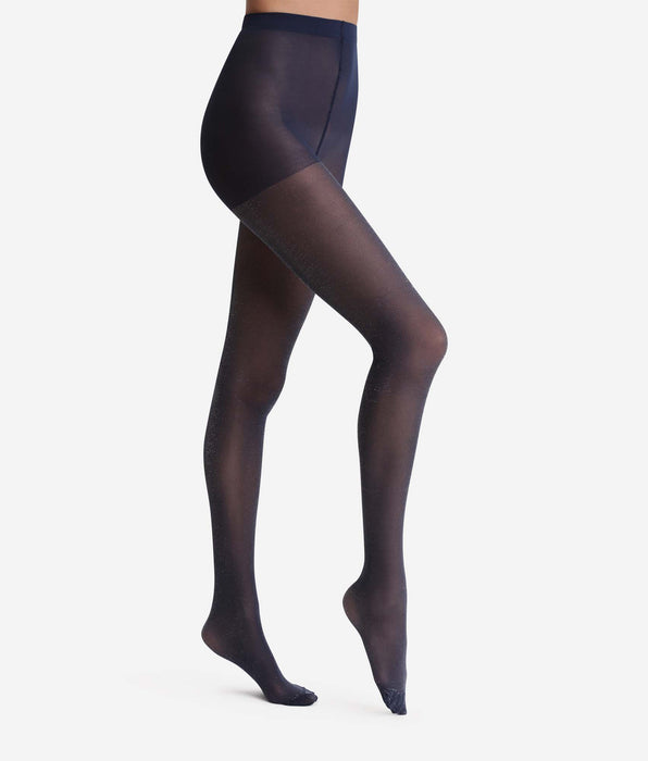 DIM Semi-opake Strumpfhose glänzend marine Dim Style