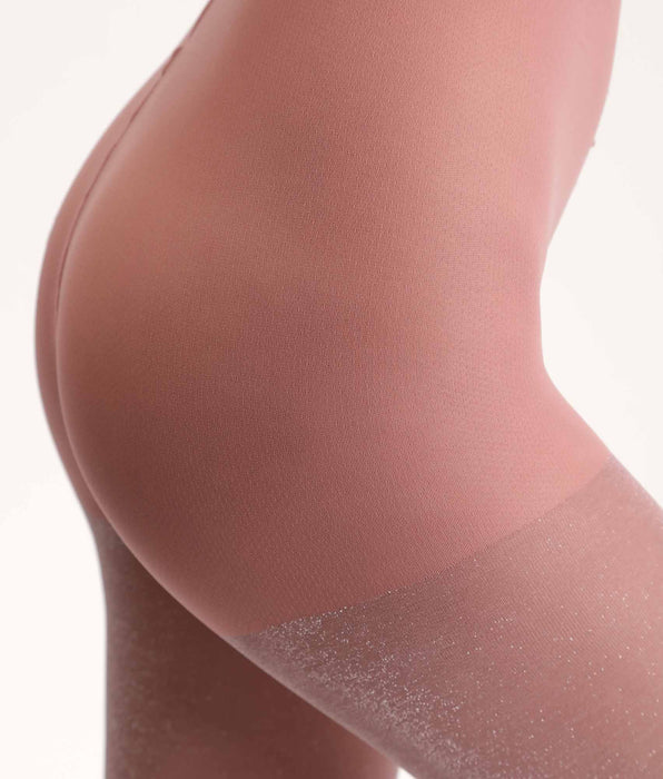 DIM Semi-opaque glänzende Strumpfhose pale rose Dim Style