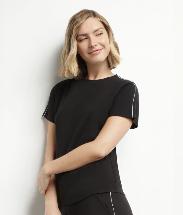 DIM Thermoregulierendes Sport-T-Shirt für Damen aus Jersey Black Dim Move