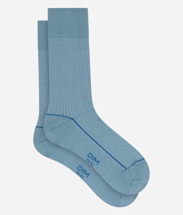 DIM Herren-Socken aus Baumwolle in Olivgrün von La Mode Côtelée