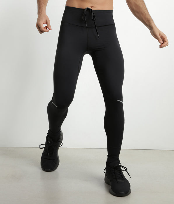 DIM Dim Move verstellbare Sportleggings für Herren aus Mikrofaser in Schwarz
