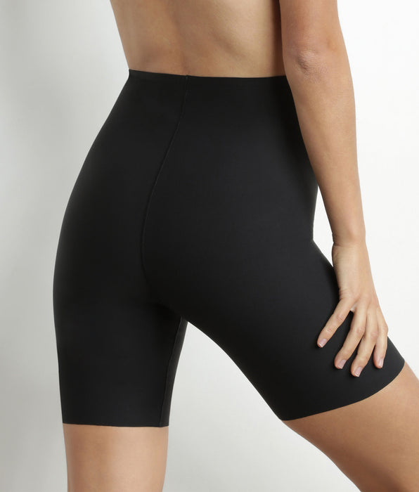 DIM Schwarzer nahtloser Mikrofaser-Radlerhose für Damen – DIM Silhouette Invisible

