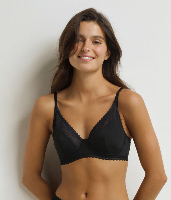 DIM Bügel-Korb-BH Black Daily Micro