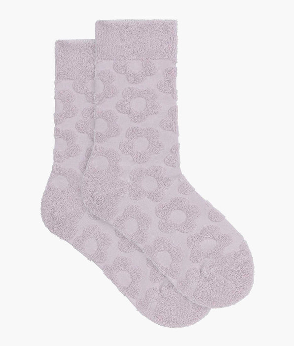 DIM Socken für Frauen aus Frottee in Parma mit Blumenmuster Dim Mode