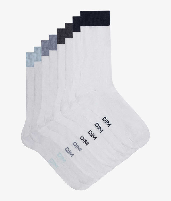 DIM 4 Paar Herrensocken Weiß EcoDim Mode