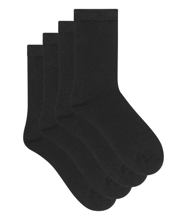 DIM Schwarze warme Socken Kinder Thermo Fleece