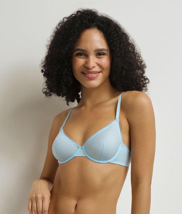 DIM Dim x Ines de La Fressange Blau Korb-BH