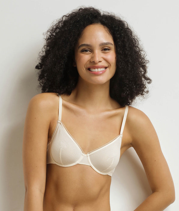 DIM Dim x Ines de La Fressange Beige Korb-BH