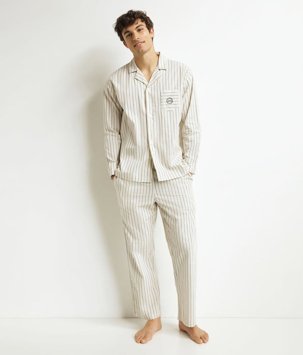 DIM Pyjama-Hose Frau Grau gestreift Dim x Inès de La Fressange