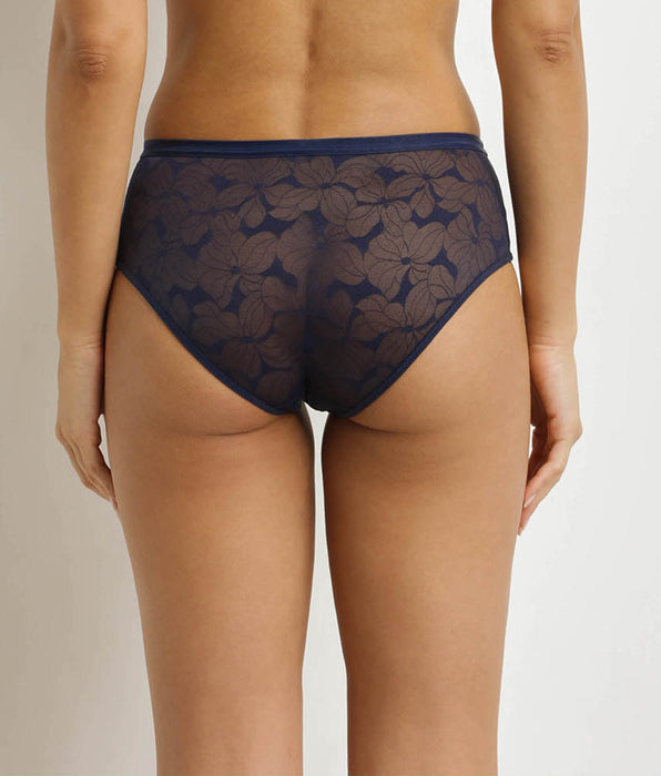 DIM Slip, hochgeschnitten, Frau Blau Dim Bloom