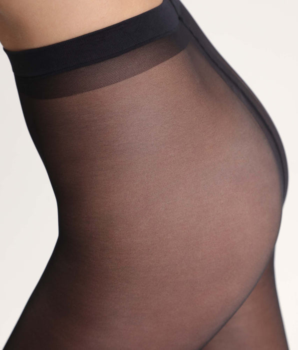 DIM Diam's Silhouette Fuselée halbtransparente schwarze Strumpfhose