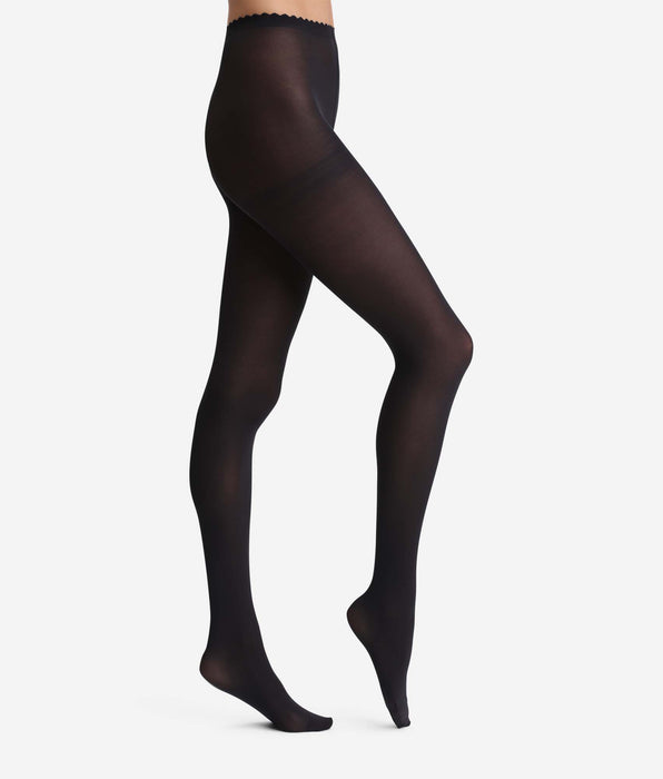 DIM Blickdichte Strumpfhose schwarz 40D Body Touch Microfibre