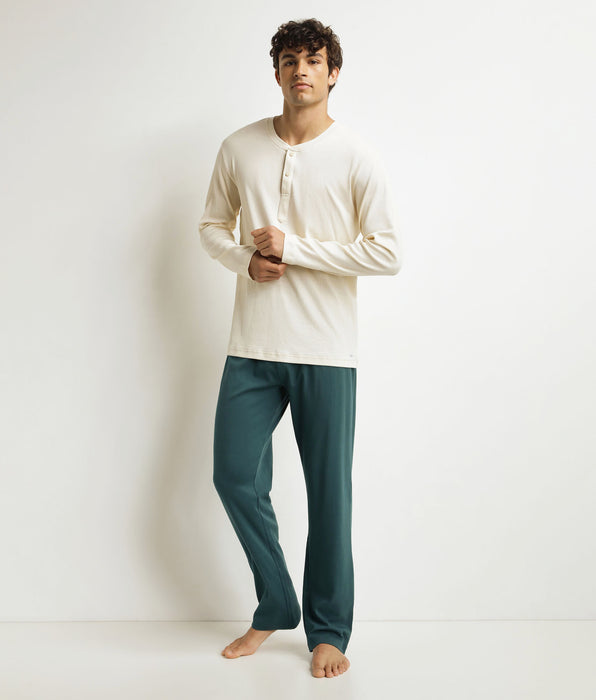 DIM Pyjama-Hosen-Set für Männer Ivory Grün Dim