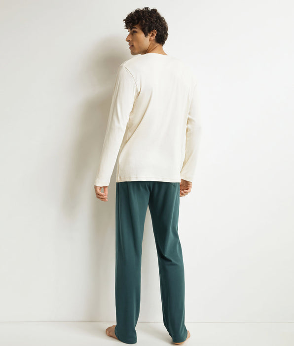 DIM Pyjama-Hosen-Set für Männer Ivory Grün Dim
