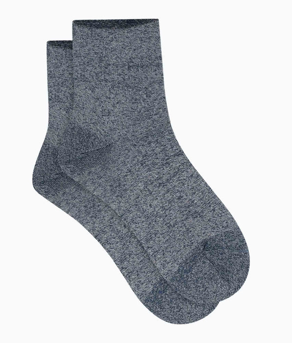 DIM Damen-Socken aus Lurex Marine Dim Mode