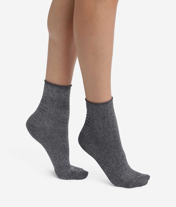 DIM Damen-Socken aus schwarzem Lurex von Dim Mode