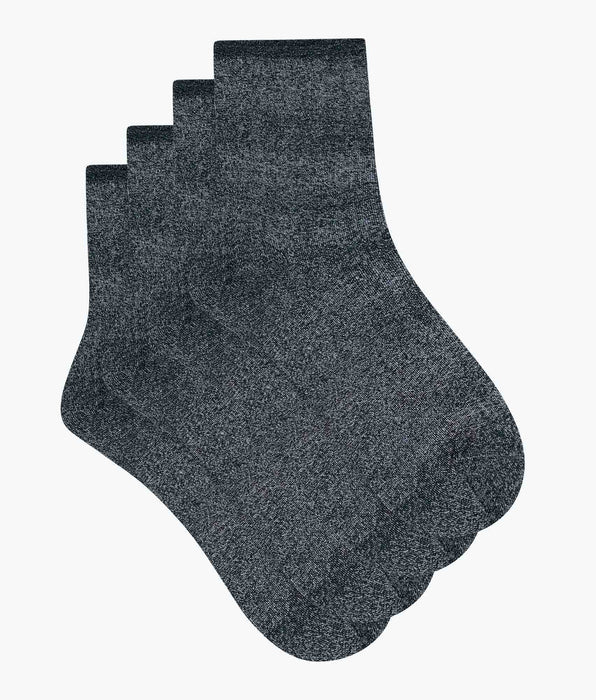 DIM 2er-Pack Damenstrümpfe aus schwarzem Lurex von Dim Mode