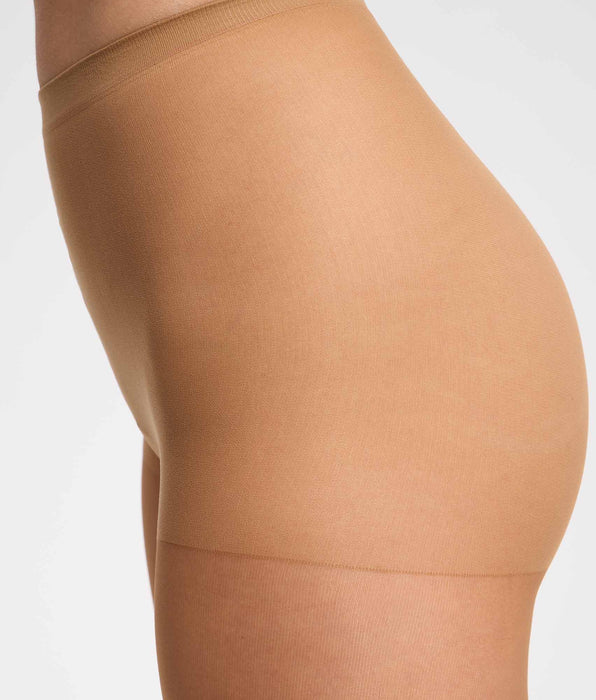 DIM Transparente, nahtlose Strumpfhose in Nude-Braun