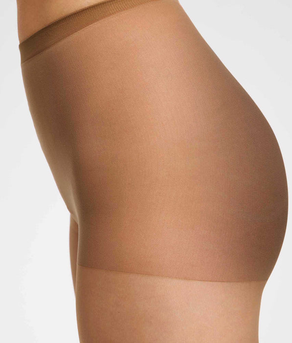 DIM Transparente, nahtlose Strumpfhose in Nude-Braun