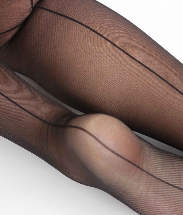 DIM Transparente Damenstrumpfhose Schwarz Dim Style