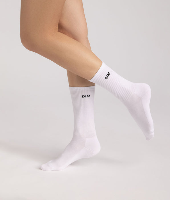 DIM 3er-Pack weiße Original-Sportsocken für Damen