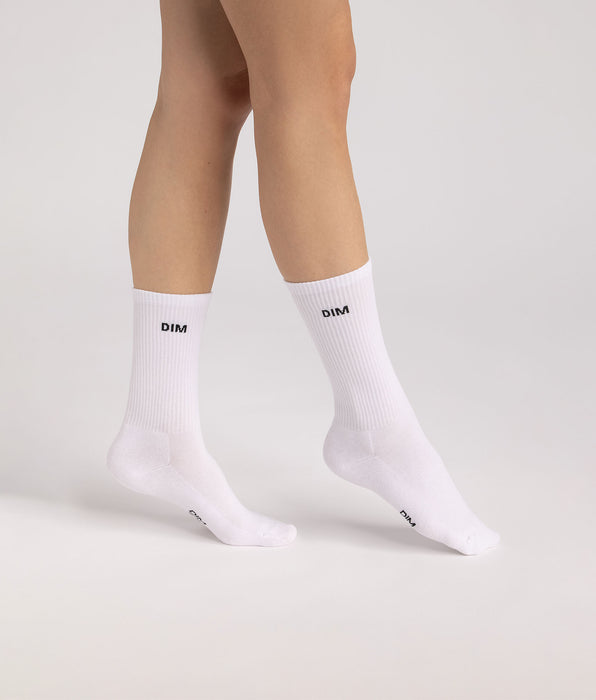 DIM 3er-Pack schwarze, weiße und graue Original-Sportstrümpfe für Damen