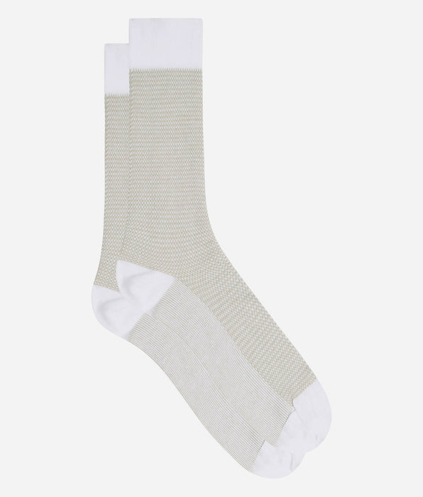 DIM Herren-Socken aus mausgrauer Baumwolle von La Mode
