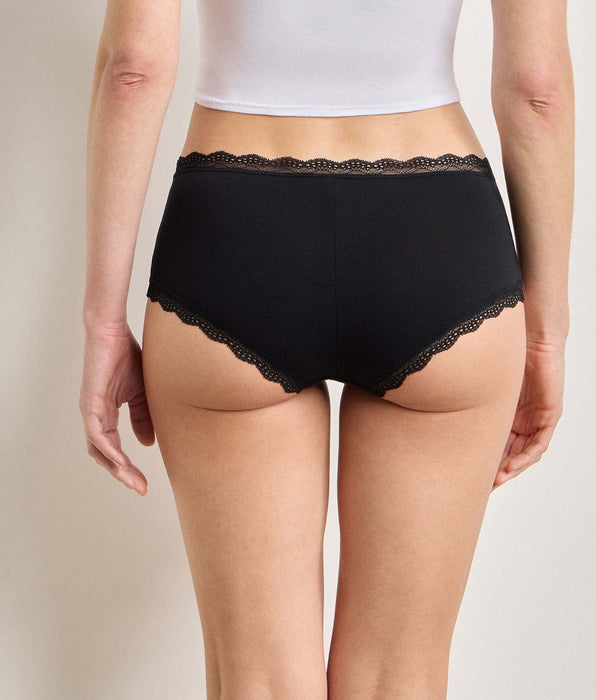 DIM 2er-Pack schwarze Daily Coton Dentelle-Shorts