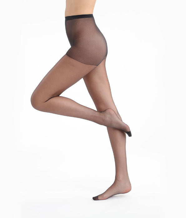 DIM Schwarze ultra-transparente Strumpfhose 15D - DIM Mes Essentiels