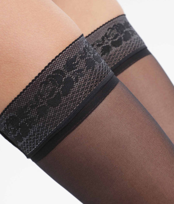 DIM Transparente Damenstrümpfe Schwarz Dim Up Beauty