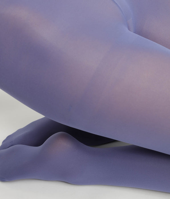 DIM Nachtblaue blickdichte Strumpfhose in Velouroptik 50D - DIM Style