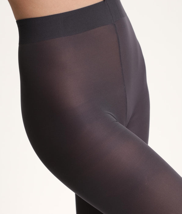 DIM Graue blickdichte Veloursstrumpfhose 50D - DIM Style