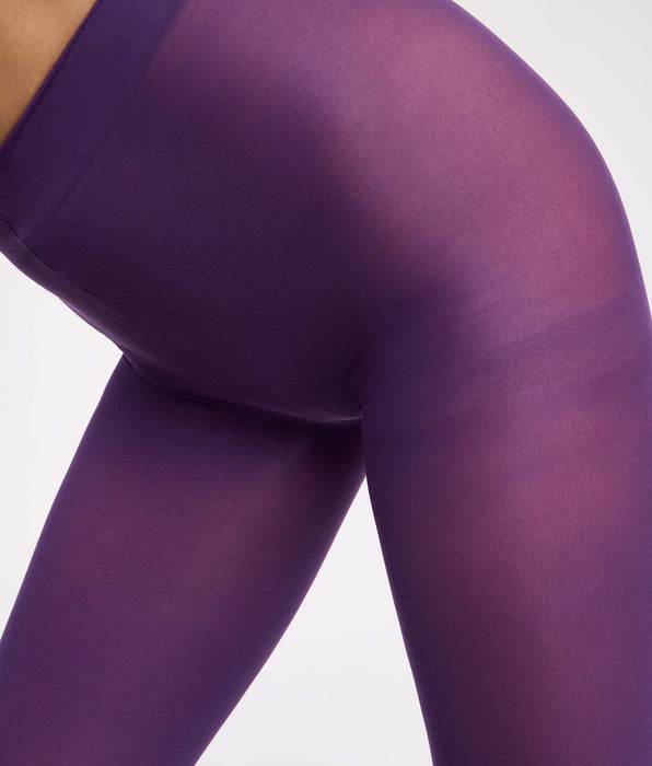 DIM Strumpfhose mit Komfortbund in Nachtviolett, 50D, blickdicht, samtig