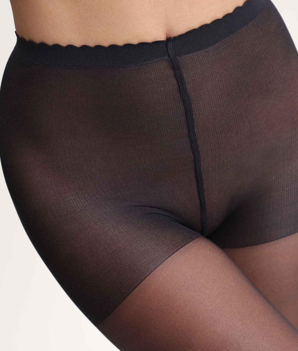 DIM Schwarze transparente Strumpfhose 20D - Body Touch
