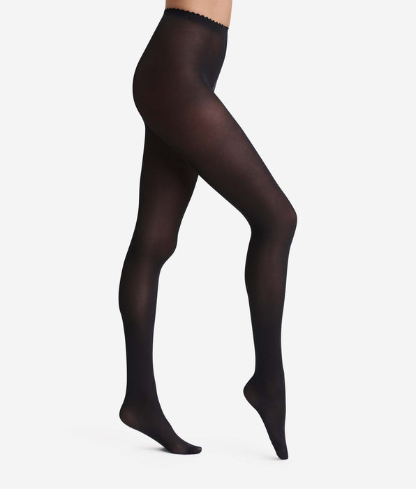 DIM Schwarze blickdichte Strumpfhose 40D - Body Touch