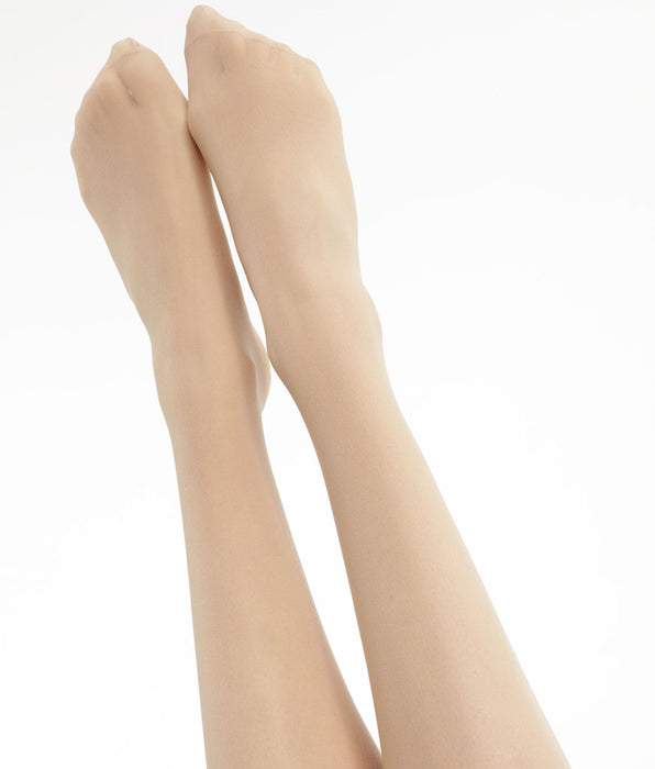 DIM 4er-Pack semi-transparente Kniestrümpfe 28D hellbeige - EcoDIM