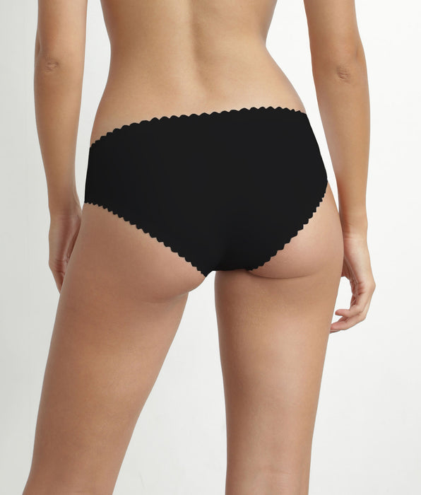 DIM Schwarzer Slip aus Mikrofaser - Body Touch